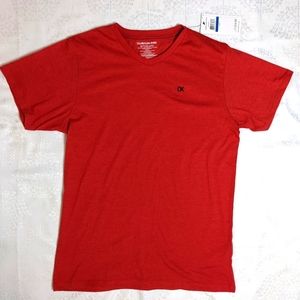 Calvin Klein Red V-Neck T-Shirt